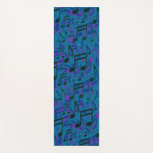 Music Notes Musical Pattern Blue Purple