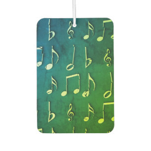 Music, Notes, Mute Car Air Freshener