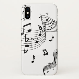 Music Notes on White  Case-Mate iPhone Case