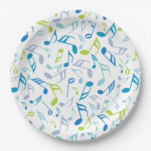 Music Notes  Paper Plate