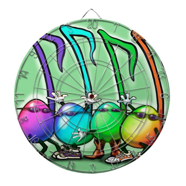 Music Notes Party Dartboard (Front)