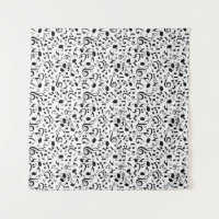 Music notes pattern