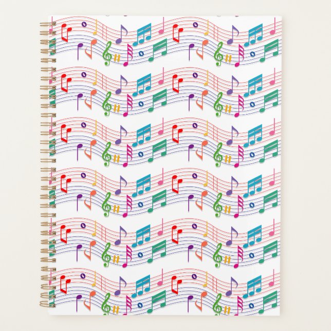 Music Notes Planner (Front)
