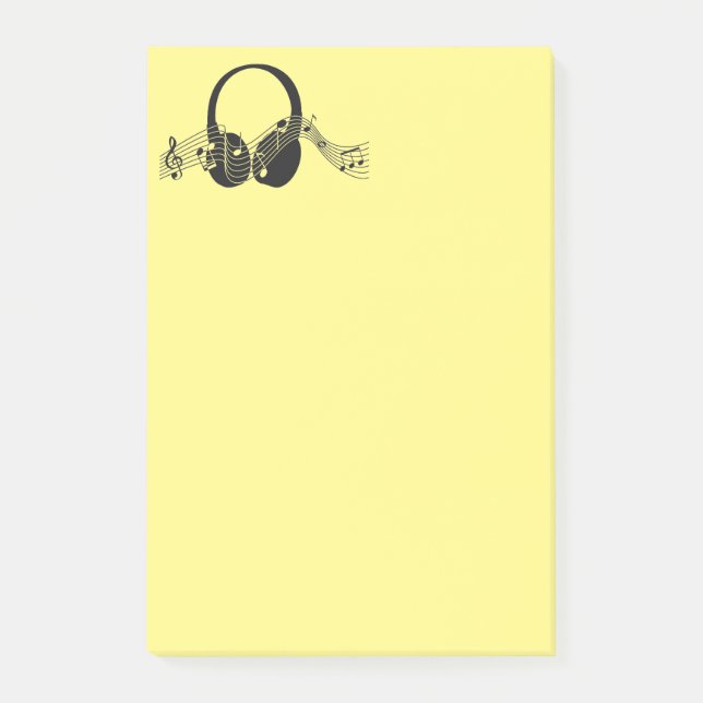 Music Notes Post it Notes (Front)
