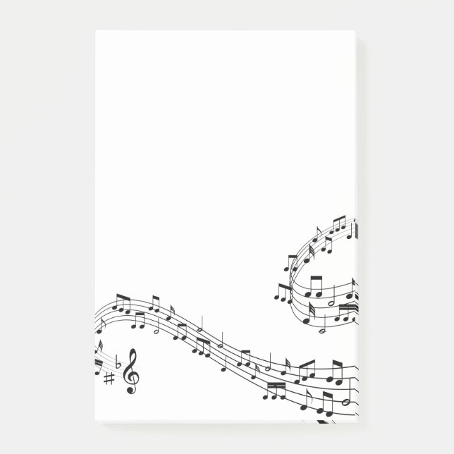 Music Notes Post it Notes (Front)