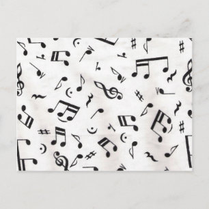 Music Notes Postcard