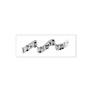 Music Notes Self-inking Stamp