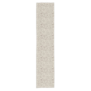 Music notes short table runner