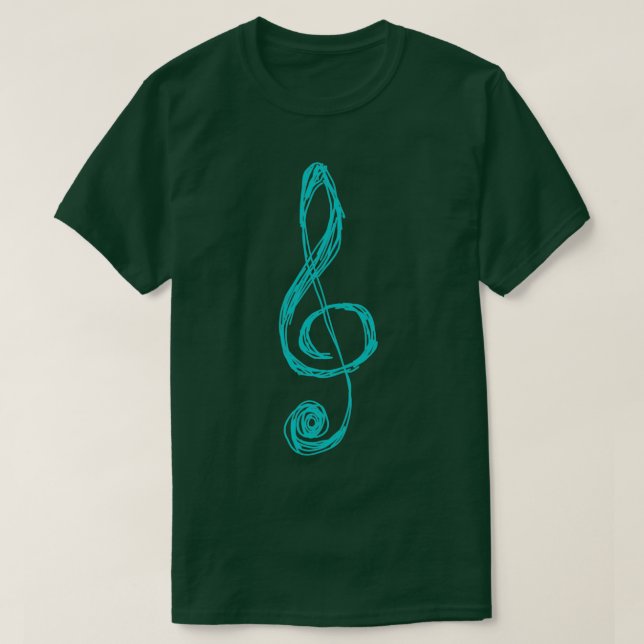 music notes T-Shirt (Design Front)