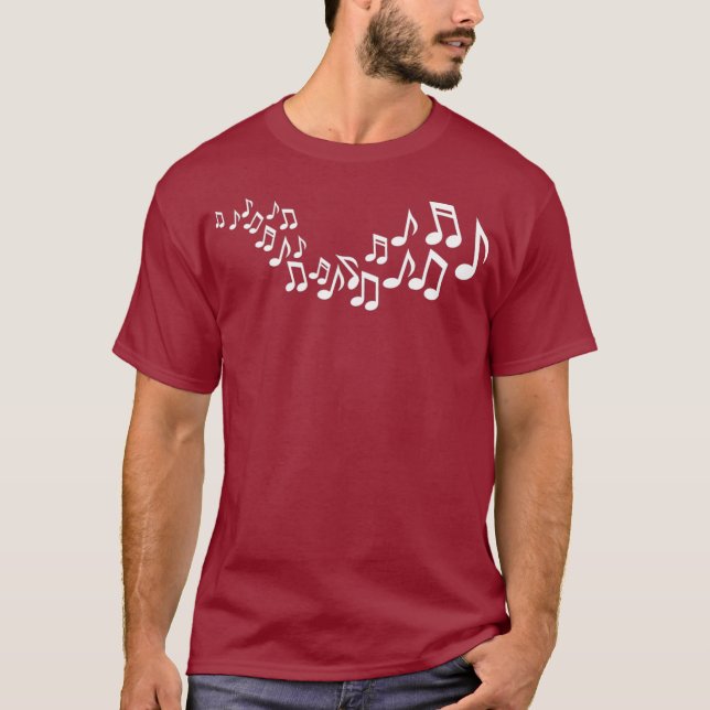 Music notes T-Shirt (Front)