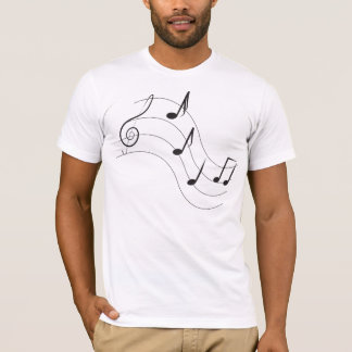 Music notes t-shirt