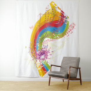 Music Notes Tapestry