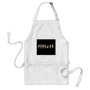 Music Notes Teacher Office Animal Bird Destiny Standard Apron