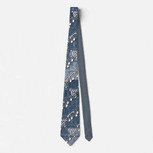 Music Notes Tie