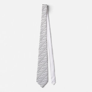 music notes tie