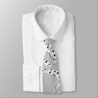 Music Notes Tie