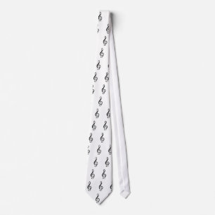 music notes tie