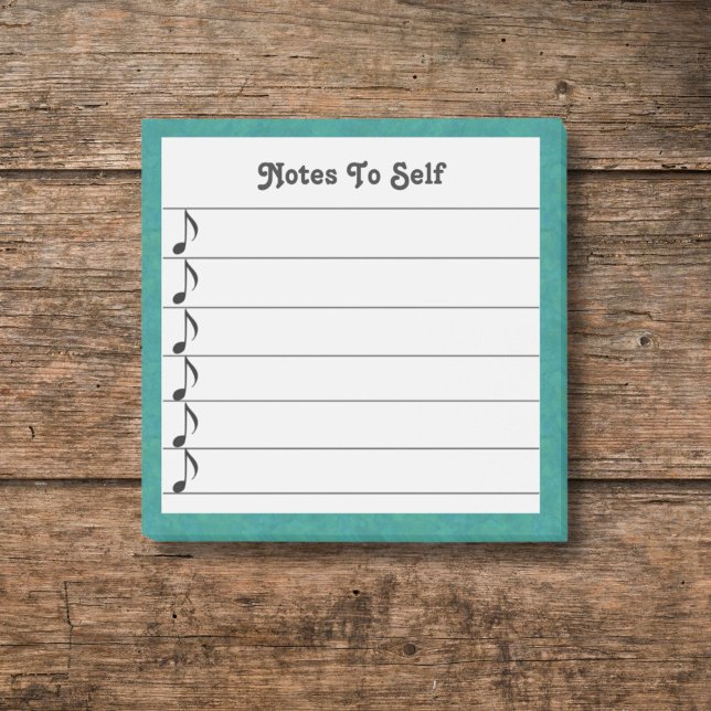 Music Notes To Self Lined Sticky (Creator Uploaded)