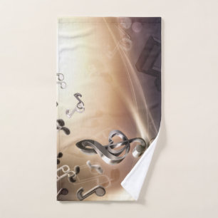 Music Notes Towel – Stylish & Artistic Bath