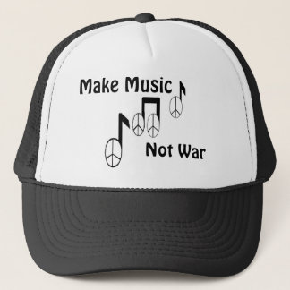 music notes trucker hat