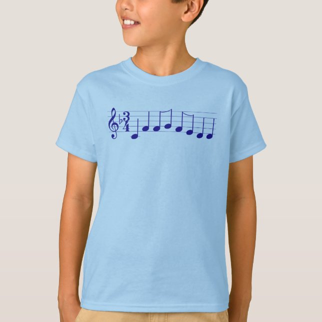 Music Notes We Wish You a Merry Christmas Chords T-Shirt (Front)