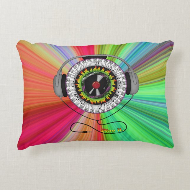 Music of Life Accent Pillow (Front)