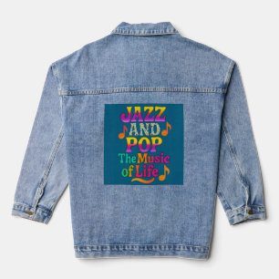 music of lifeT-Shirt Denim Jacket