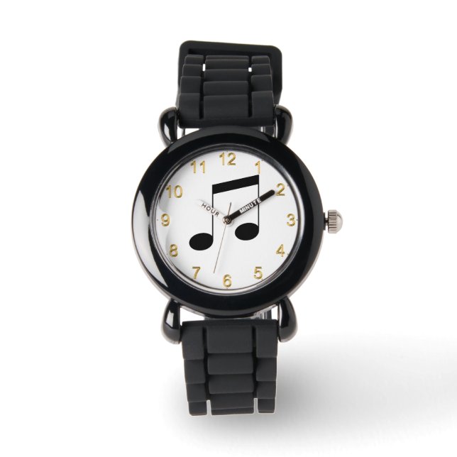Music One Black Beam Note, Watch (Front)