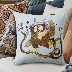 Music Owl Cushion