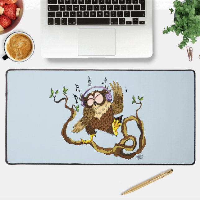 Music Owl Desk Mat (Creator Uploaded)