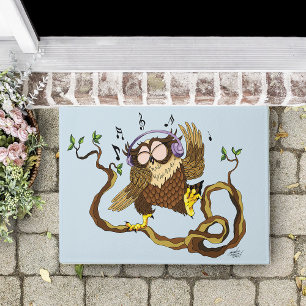 Music Owl Doormat