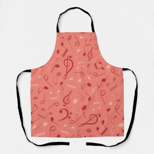 Music pattern apron