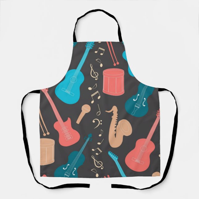 Music pattern apron (Front)