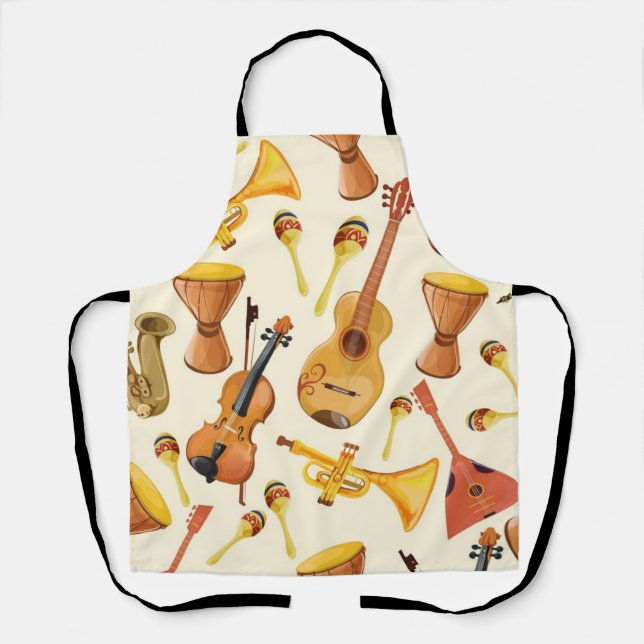Music pattern apron (Front)