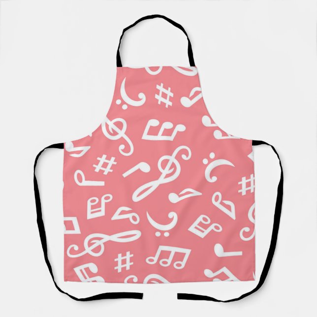 Music pattern apron (Front)
