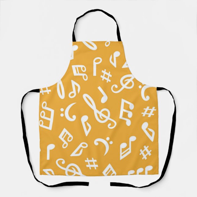 Music pattern apron (Front)
