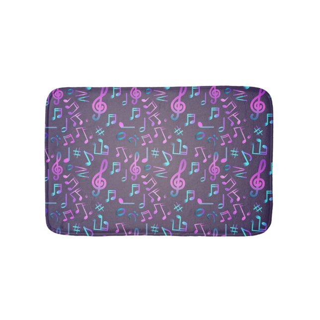 Music pattern bath mat (Front)