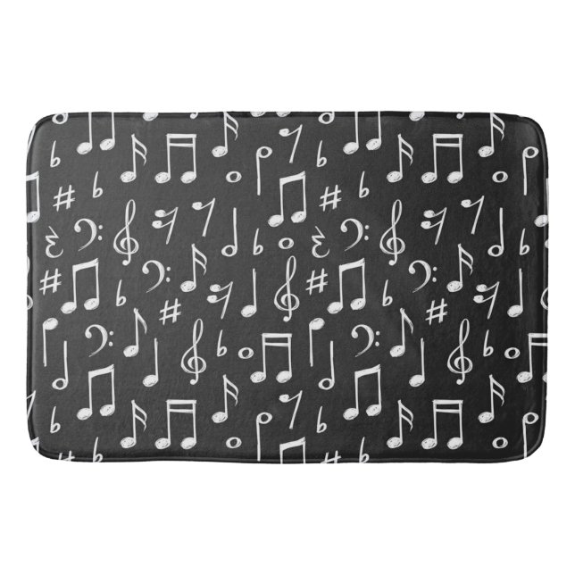 Music pattern bath mat (Front)