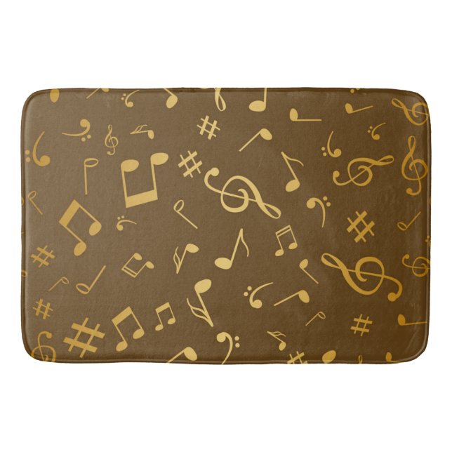 Music pattern bath mat (Front)