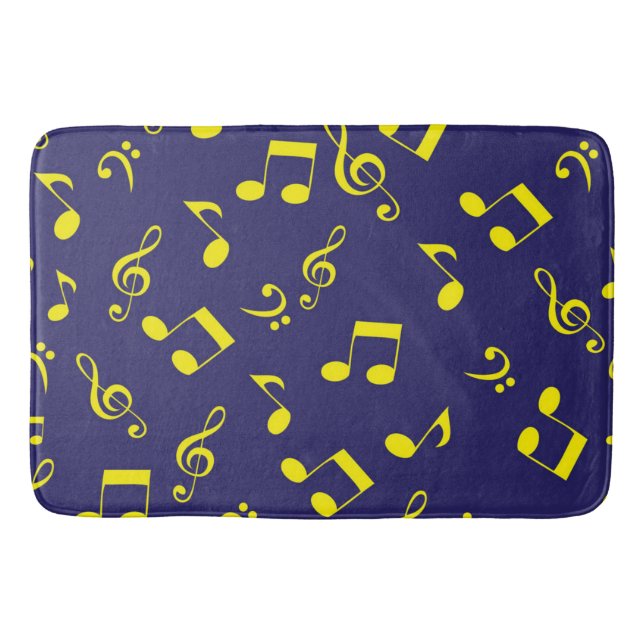 Music pattern bath mat (Front)