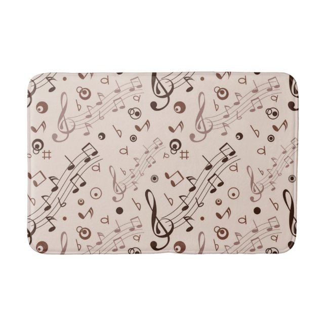 Music pattern bath mat (Front)