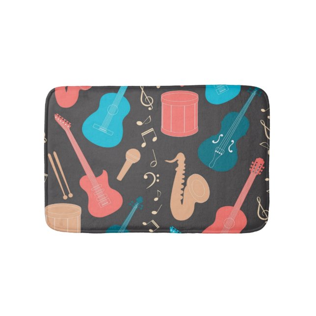 Music pattern bath mat (Front)
