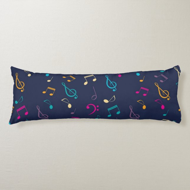 Music pattern body cushion (Front)