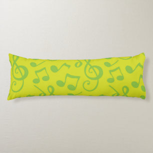 Music pattern body cushion