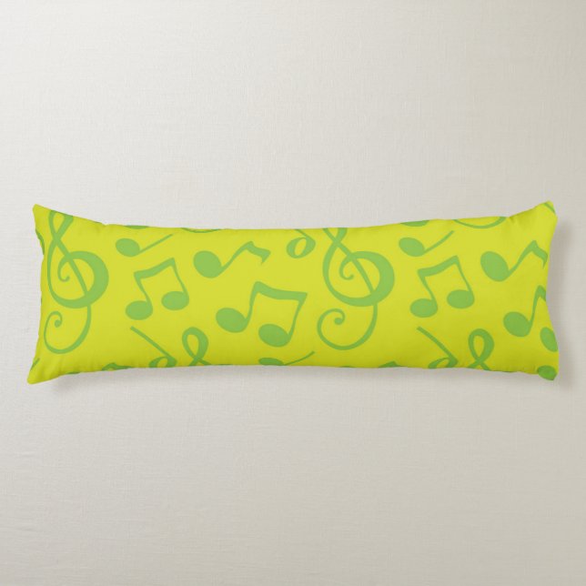 Music pattern body cushion (Front)