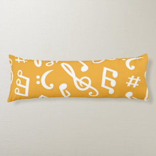 Music pattern body cushion