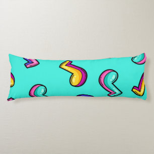 Music pattern body cushion