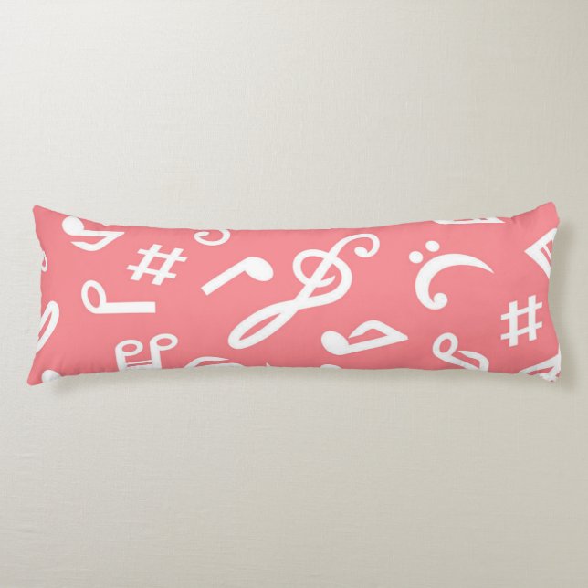 Music pattern body cushion (Front)