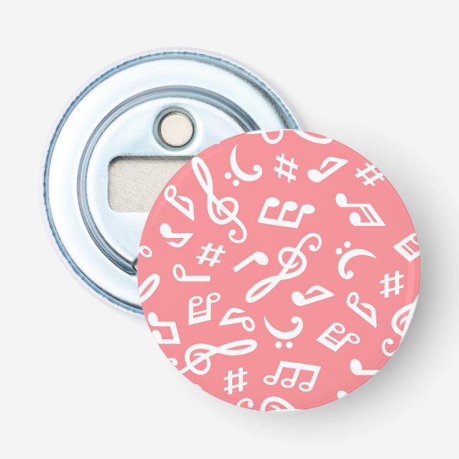 Music pattern bottle opener (Front)