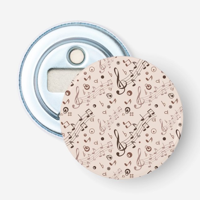 Music pattern bottle opener (Front)